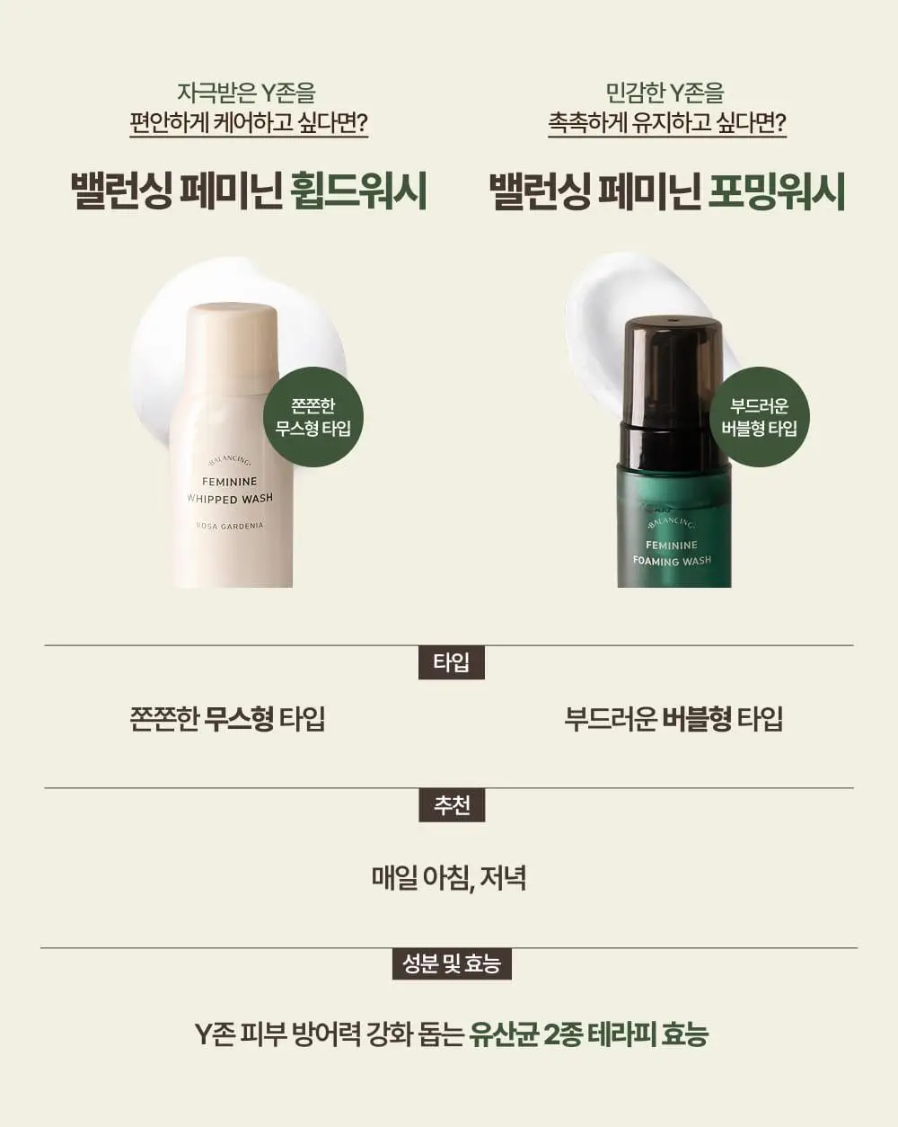 [민가든PICK] 이너생각 여성청결제 기획 2종 택 1 (휩드워시/포밍워시) 상세페이지 24